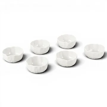 BRICARD ANGLES SCHÜSSEL SET | Ø8,7X4,3 CM WEISS 6-TEILIG