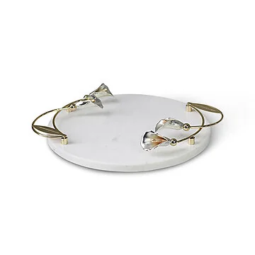 FUGURATO ELEGANCE PRÄSENTIERBRETT 21A0334G-M | MARMOR - GOLD