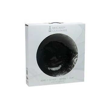 BRICARD MOON FRUITSCHAAL | 40 CM ZILVER - ZWART