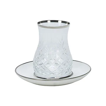 BRICARD MAGNOLIA THEEGLAZEN SET | ZILVER 12-DELIG